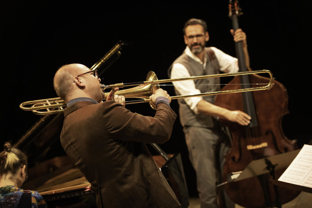 BLASER - SCHWAAR - WEBER Festival 1000 Jazz, La Chaux-de-Fonds, le 22 octobre 2022 Photo: Xavier Voirol/1000 Jazz