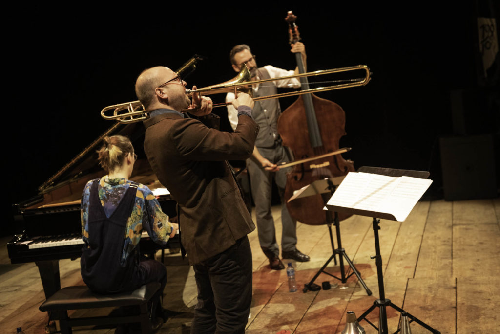 BLASER - SCHWAAR - WEBER Festival 1000 Jazz, La Chaux-de-Fonds, le 22 octobre 2022 Photo: Xavier Voirol/1000 Jazz